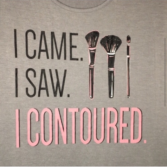 0X Plus Size “I Came. I Saw. I Contoured.” T-Shirt - Picture 3 of 7